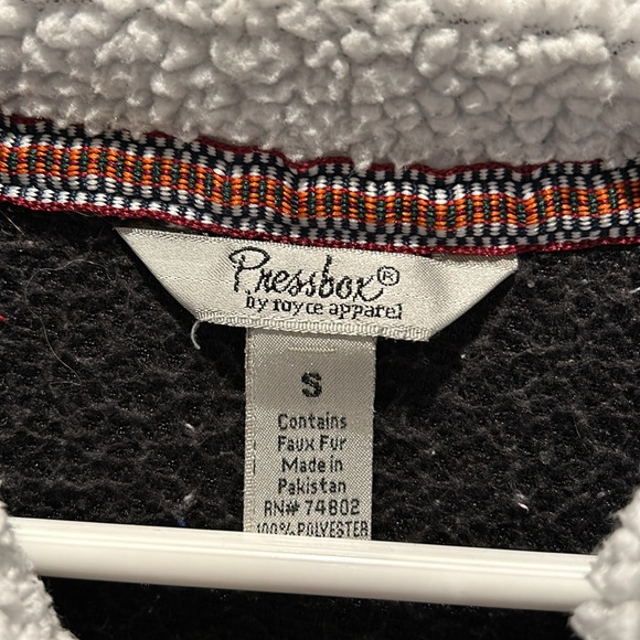 Mizzou Pressbox by Royce Apparel Comfy fuzzy quarter zip pullover - Picture 6 of 8